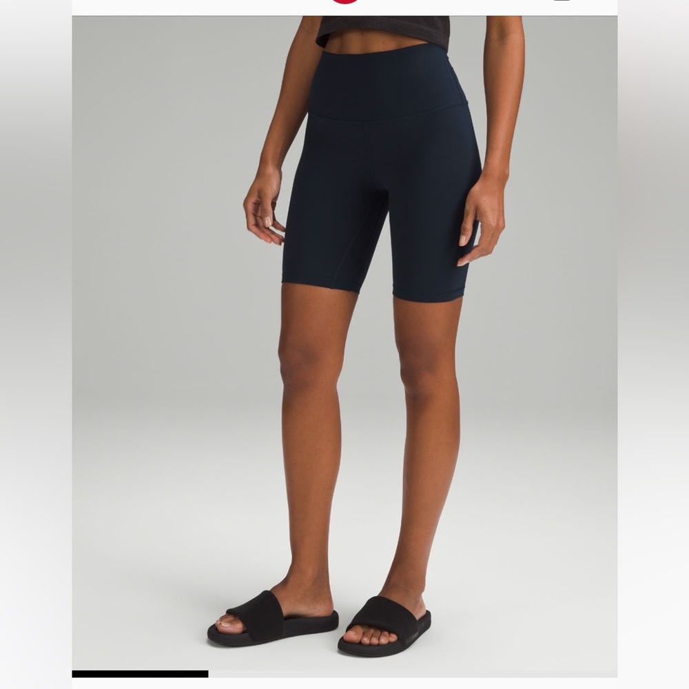 Lululemon Align Black High Rise Bike Short 8” Inseam SZ 4 NWT